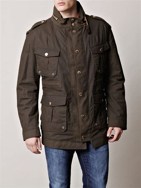 burberry waxed jacket mens|Burberry wax jackets for men.